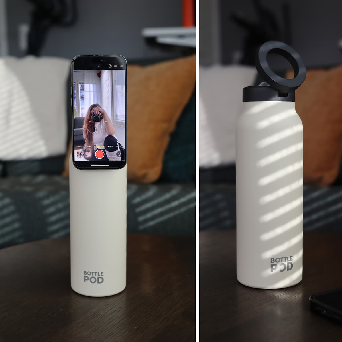 Magnetic Tripod Water Bottle